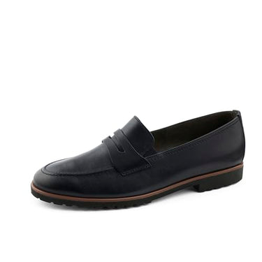 Paul Green Damen Slipper, Frauen Slip On,Slides,Schlupfschuhe,schluepfschuhe,Loafer,College Schuhe,Businessschuhe,Slip-ons,Blau (Ocean),39 im Sale